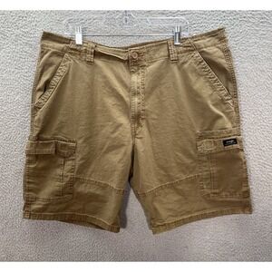Wrangler Shorts Mens 40 Brown Ripstop Relaxed Cargo Outdoors Workwear Skater